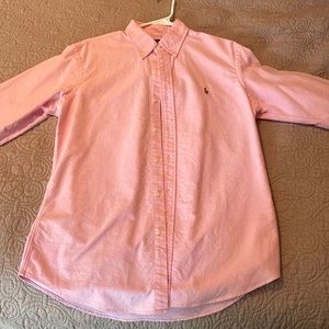 Light pink long sleeve Polo button down